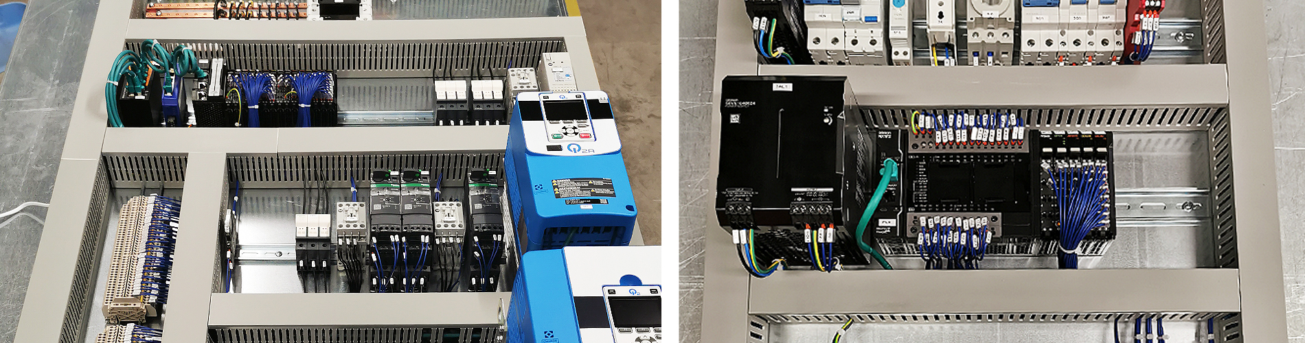 Fornitura, assemblaggio e cablaggio quadri elettrici, pezzi unici o in serie, ricambistica per apparecchiature elettriche gru edili.